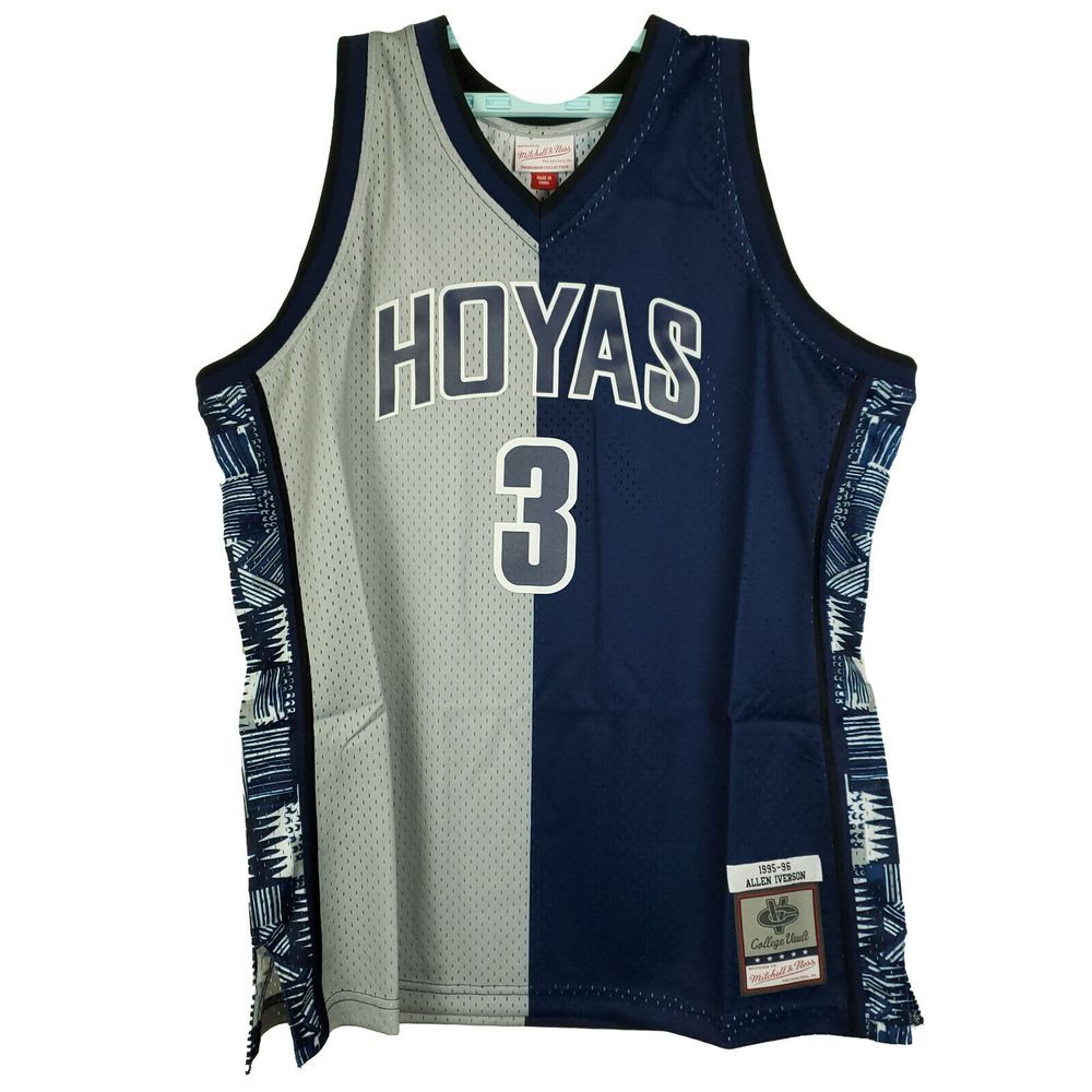 Allen Iverson Georgetown Hoyas Mitchell & Ness NCAA XL XLarge Jersey #3 NWT